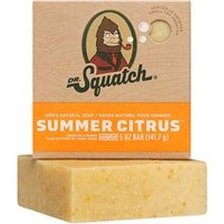 Dr. Squatch men's natural soap summer citrus lemon oil & pumice medium grit 141.7g