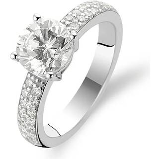 TI SENTO Silver Cubic Zirconia Ring - F69101