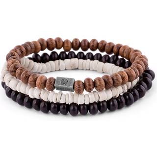 Miro Armbåndstrio i Kokosnød & Træ