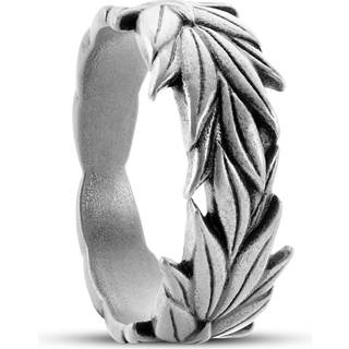 Obelius | Vintage Sølvfarvet Laurbærkrans Ring