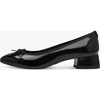 Højhælede Ballerinasko, Black, 42