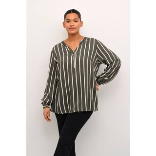 Kaffe Curve KCsida Bluse - Grøn - Str 56 - Damer