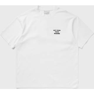 Drôle de Monsieur Classic Slogan T-Shirt Optic White