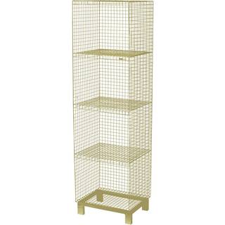 Kalager Slim Kabinet med ben - Grøn Beige