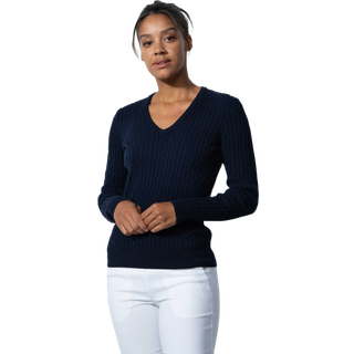 Daily Sports Madelene Dame Pullover - Navy - Str. XXL