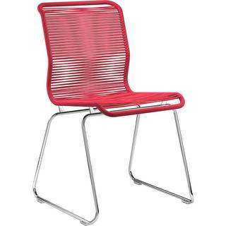 Montana Panton One stol scarlett, rustfrit stål