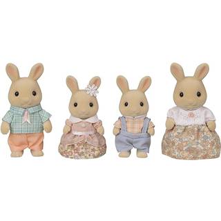 Sylvanian Families Milk Rabbit kaninfamilie - 4 figurer
