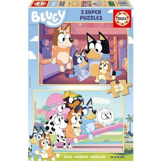 Educa Bluey 2 X 25 Wood