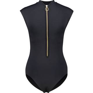 Seafolly Seafolly Collective Zip Front Black Swimsuit