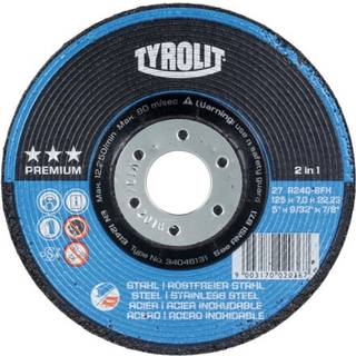 Skrubskive Premium 27E ø115×7 A24Q-BFX