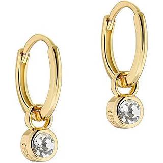 Ted Baker Gold Crystal Huggie Hoop Earrings - Gold