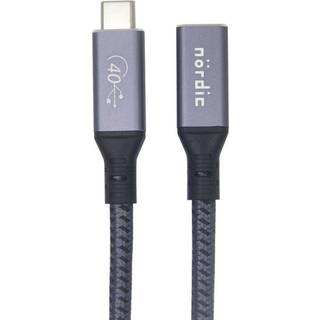 NÖRDIC USB 4 forlængerkabel 1m 40Gbps 240W 8K60Hz