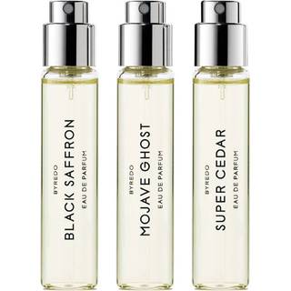 Byredo La Sélection Boisée Læbestift 12ml Black Saffron EDP + 12ml Mojave Ghost EDP + 12ml Super Cedar EDP