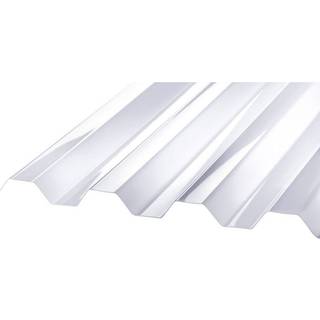 RIAS SUNLUX HI-PVC trapezplade, profil 76/18, opal - 1039 x 2440 mm