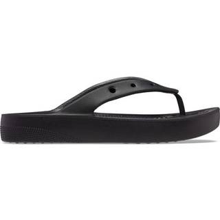 Crocs W Classic Platform Flip Black 37-38
