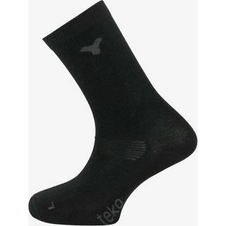 TEKO eco HIKE - 1.0 MERINO WOOL LINER SOCKS - Ultralight - 2 PAIR PACK - Black