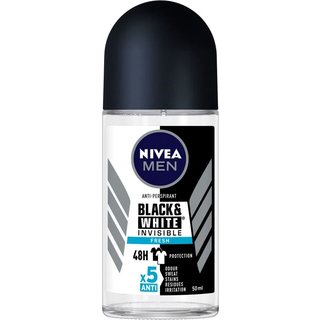 Nivea Black & White Invisible Fresh Deo Roll On - 50 ml.