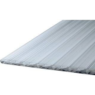 Plastmo TwinLite termotag, 10 mm, PC, klar, 98 x 360 cm