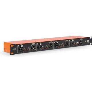 19" DI box / line isolation box, 4 channels, active - Palmer