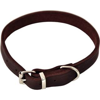 Dogman Halsbånd læder 14mmx35cm brun