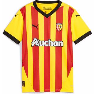 Puma RC Lens 24/25 Home Jersey Youth, Yellow, Size 5-6Y, Clothing - Red - 5-6Y