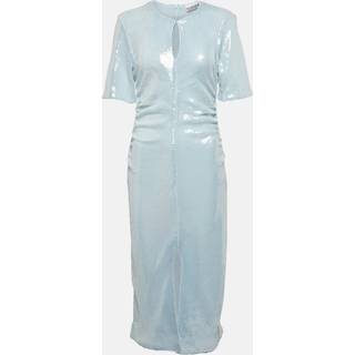 Ganni Sequined midi dress - blue - XXS