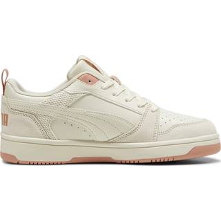 Women&#39;s Puma Rebound V6 Low Coquette Sneakers, White, Size 36, Shoes - Deeva Peach - 36