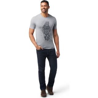 Smartwool Always Explore Slim Fit T-shirt, Str. S - Grå, Merinould & Genanvendt Polyester til Herre