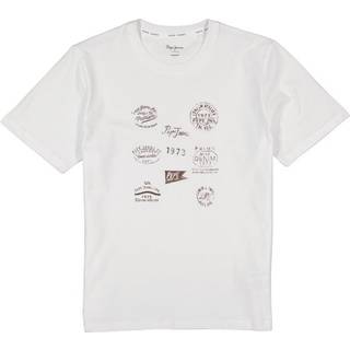 Pepe Jeans Herren T-Shirt weiß - weiß
