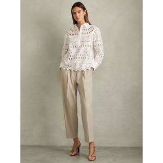 Reiss Enid Bomuld Broderet SkjorterEU 40 (UK 12)