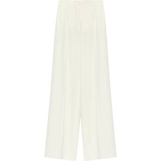 Max Mara Senna virgin wool wide-leg pants - pink - L-XL