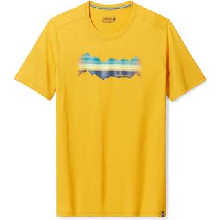 Smartwool Mountain Horizon T-shirt - Slim Fit, Komfortabel Uld til Herre, Str. S