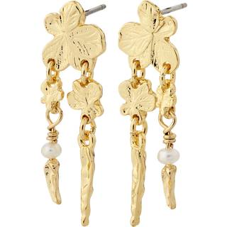 Zhuri Recycled Øreringe, Gold Plated