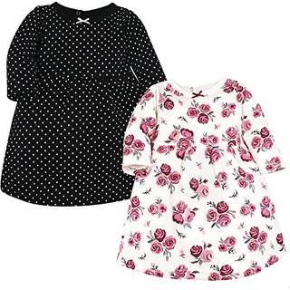 Hudson Baby Girls 'bomuldskjoler Burgundy steg 9-12 måneder