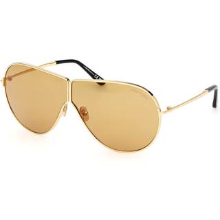TOM FORD Unisex FT1158 KEATING 30E Solbriller Metal Guld Brun Pilot Normal