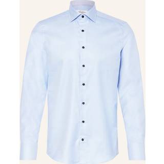 Stenströms Herren Hemd blau meliert