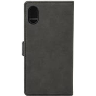 iPhone XR cover med kortholder - med Spænde Sort