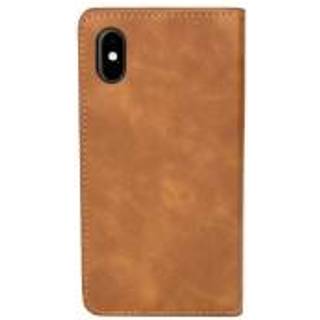 iPhone X / XS cover med kortholder - Brun