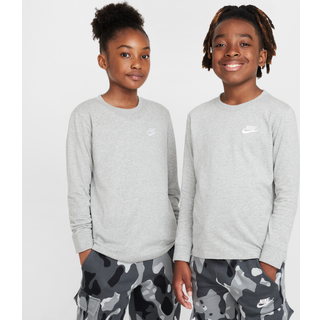 Langærmet Nike -T-shirt til større børn - grå - M