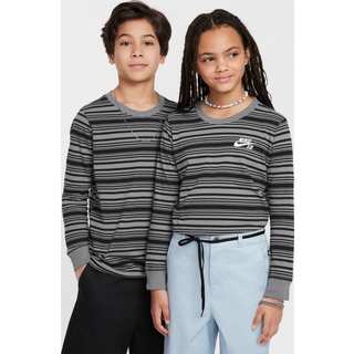 Nike Sb Stripe Kids Longsleeve T-Shirt - M - black/smoke grey
