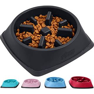 Gorilla greb 100% bpa gratis langsom feeder kat og hunde sk?l bremser k?ledyr spiser forhindrer overspisende hvalpetr?ning store sm? racer sjovt