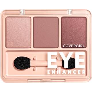CoverGirl Eye Enhancer Sweet Plum Eyeshadow Trio Let at bære rent og vegansk talkisk-fri mat & skimmer finish