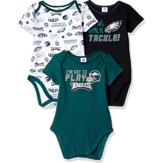 Gerber Unisex Baby Baby Boys NFL 3 Pack Short Sleeve Onesie Bodysuit Team Color 3-6 m?neder