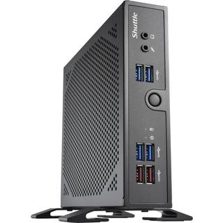 Shuttle XPC slim Barebone DS50U, Intel Celeron 7305, 2x LAN (1x 2.5Gbit ,1x 1Gbit), 1xCOM,1xHDMI,1xDP, 1x VGA, fanless, 24/7 permanent operation