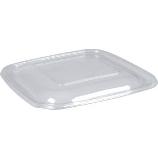 Låg til salatskål 19x19x1,7 cm, 400 stk RPET, Klar