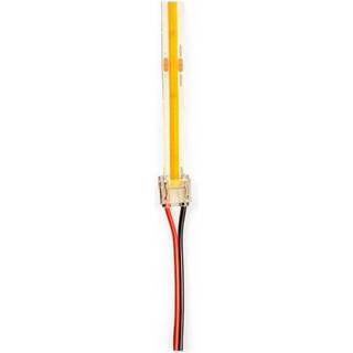 SmartClip til 10mm COB LED Bånd m. 15cm ledning - 5-pak
