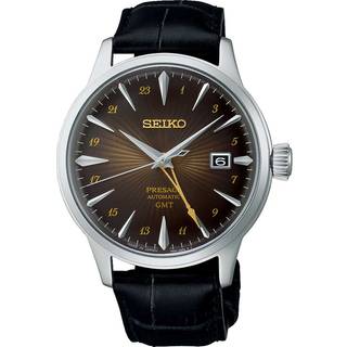 Seiko Presage SSK039J1 'Rusty Nail' Cocktail Time GMT Watch - W25451