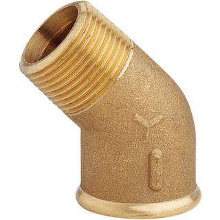 Rørvinkel Maestrini 45° Elbow Male/Female, messing, vinklet 45°, 1 1/2" G (BSP) (indvendig) til 1 1/2" G (BSP) (udvendig)