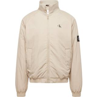 Calvin Klein Chic Beige Long Sleeve Designer Jacket