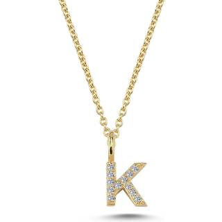 Nuran bogstav vedhæng V2201 (K)